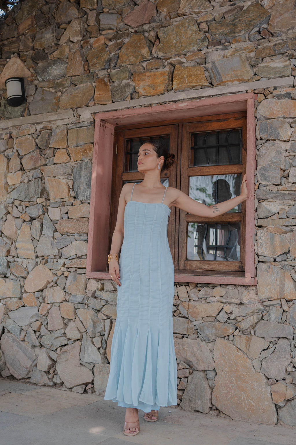 mermaid hem maxi dress