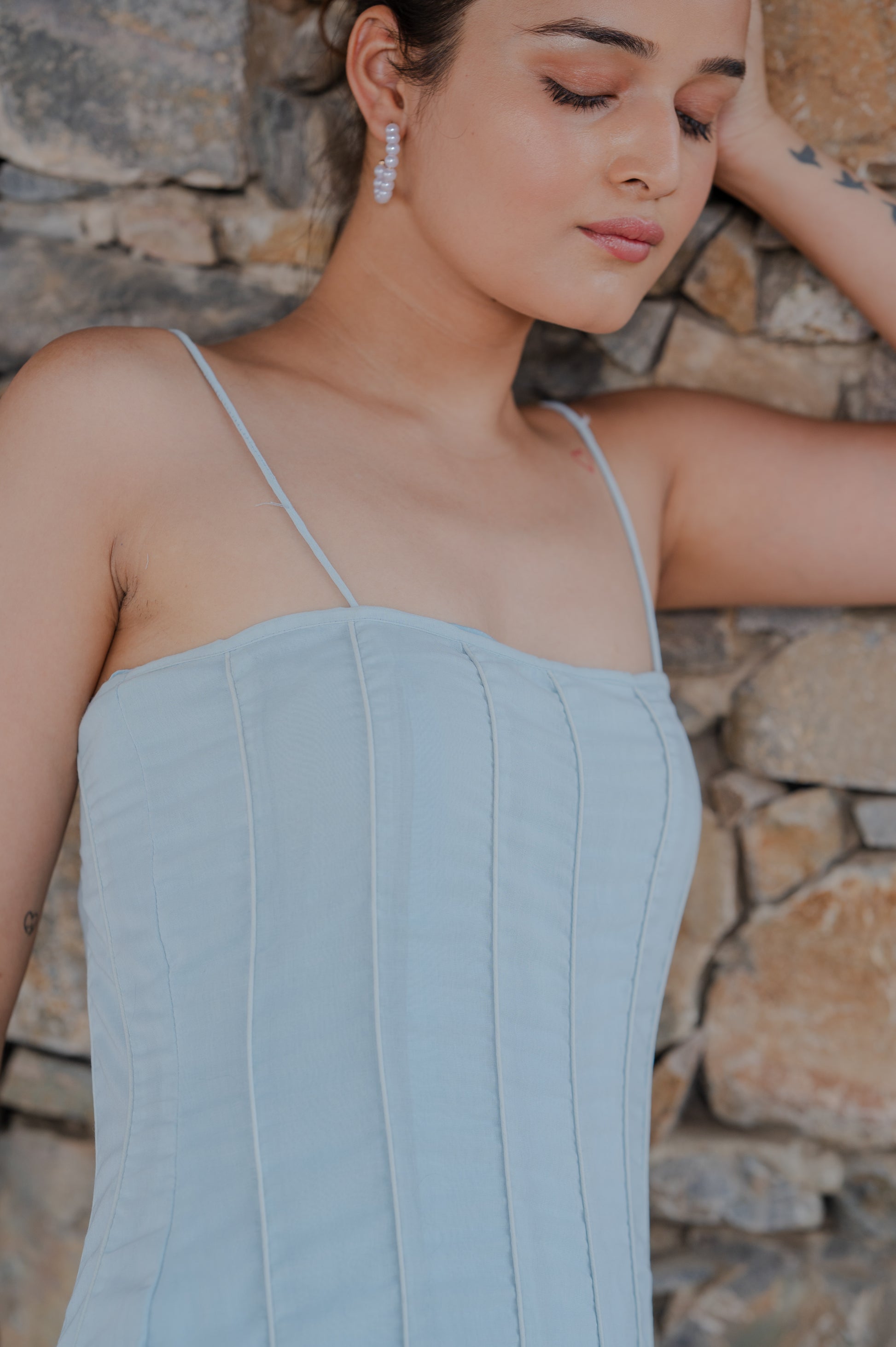 mermaid hem maxi dress